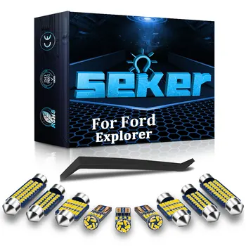 Seker Canbus For Ford Explorer 1991-2013 2016 2017 2018 2019 2020 Bil Accesorios Indvendige LED-Lys fejlfri 12V