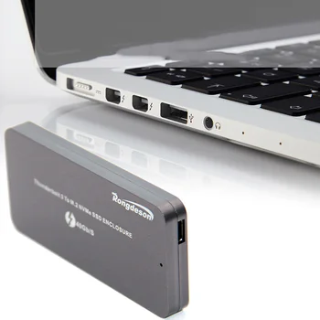 SSD Tilfælde Thunderbolt-3 M. 2 NVME Kabinet Mobile Box Tilfælde NVME til TYPE-C Aluminium TYPE C 3.1 USB 3.1 M. 2 PCIE U. 2 SSD LEIDIAN-3