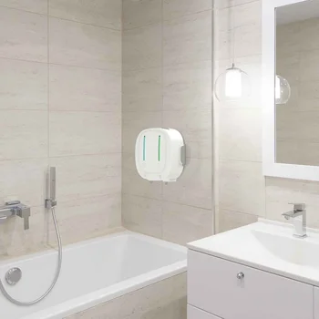 Automatisk Shampoo Flydende Dispenser Shampoo Brusebad vægbeslag Dobbelt 500ML Brusebad Dispenser Køkken, Badeværelse Sæbedispensere