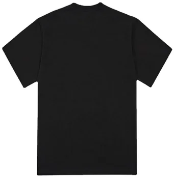 Mode bogstaver påtrykt ARCTIC MONKEYS rund hals sort T - shirt mænd sort kortærmet