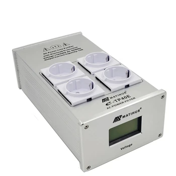 Lyd Støj AC Power Filter Power Conditioner Magt Purifier Stigning Schutz mit EU-Forretninger Magt Streifen MATIHUR e-TP40E