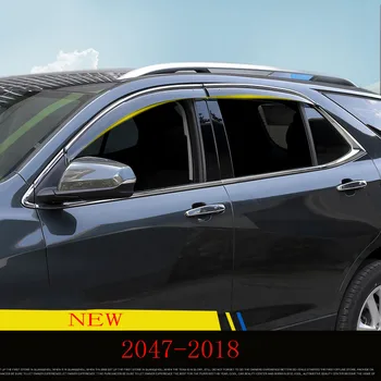 For Chevrolet Equinox 2017-2020 Bil Vindue Solen Regn Vent Visor Vindue Vagt 4stk Bil Styling
