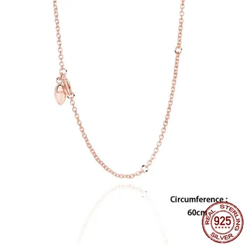 Ægte 925 Sterling Sølv Cherry Hjerte Fit Oprindelige 3mm Armbånd Til Kvinder Fødselsdag Mode Smykker Gave