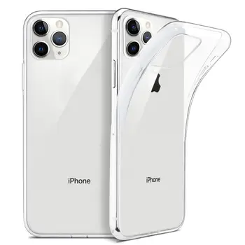 Ultra Clear cover Til iPhone SE 2020 11 12 Pro Max antal XS Antal XR-X Blødt TPU Silikone Til iPhone 5 6 6s 7 8 bagcoveret af Telefonen Sag