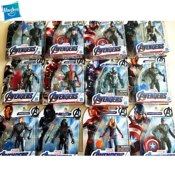 6-tommer Hasbro Ægte Marvel Avengers 4 Tal Thanos Iron Man, Spider-Man, Hawkeye Action Figurer Decration Dukke Kid Legetøj