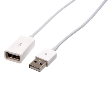 SODIAL(R) USB 2.0 Mandlige og Kvindelige Udvidelse Adapter Kabel Ledning 3Ft