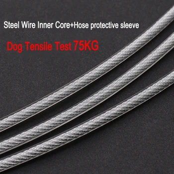 Hundesnor Anti-bid Stor Trækstyrke Wire Trækkraft Reb Nylon Reflekterende Håndtere Velegnet til Mellemstore og Store Hunde i Snor