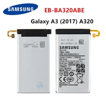 SAMSUNG Orginal EB-BA320ABE 2350mAh Batteri Til Samsung Galaxy A3 (2017) A320-SM-A320F A320Y A320FL A320F/DS A320Y/DS +Værktøjer