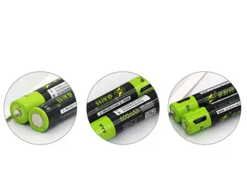1,5 V AAA Genopladelige Batteri USB-600mAh Genopladeligt Lithium-Polymer-Batteri Hurtig Opladning af Micro USB-Kabel
