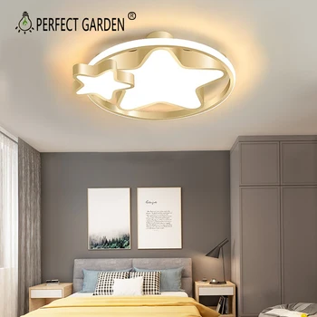 Moderne LED-loftslampe til Soveværelse og Spisestue Kreative Stjernede Personlighed Værelses Lampe Enkle Lys Luksus børneværelse lampe