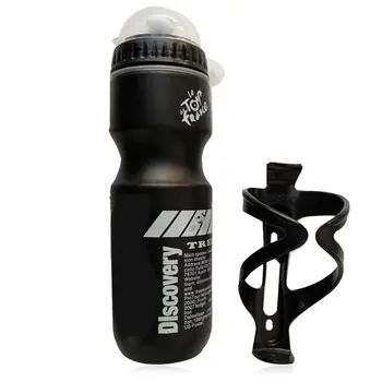 750ml Direkte Drikkevand på Flaske Med Indehaveren Rack Mountainbike Cykel Sport vandflaske Med smudsomslag + Flaske Bur