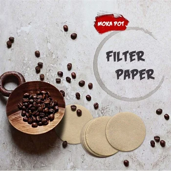 500Pcs Disponibel Udskiftning af Ubleget Papir Og Filter - Passer Aerobie Aeropress Kaffe & Espresso Makers (60mm)