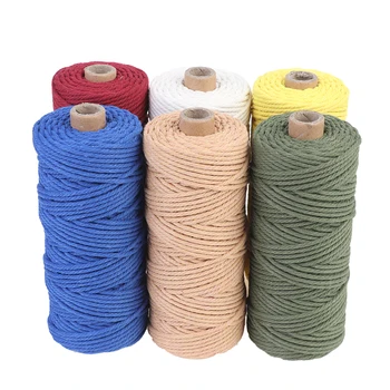 Dyi Garn 3 Mm X 100 M Dekorative Få Plastmaterialet Til At Strikke Processen Diy Hjem Tekstil Bryllup Dekorative Garn Dekorative Warp For Knittin