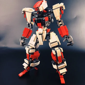 Oprindelige Design Robot Kriger Byggesten Legetøj Til Børn Rustning Anime Figur Model Mech Action Figur Montage Blok Dukker