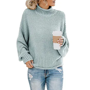 Fortykkelse kvinder sweater af Uld, Strikket Pullover Toppe Casual Løs New style strikket trøje i efteråret og vinteren f4138