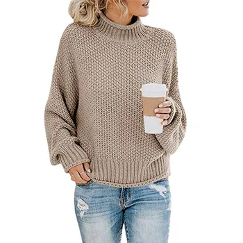 Fortykkelse kvinder sweater af Uld, Strikket Pullover Toppe Casual Løs New style strikket trøje i efteråret og vinteren f4138
