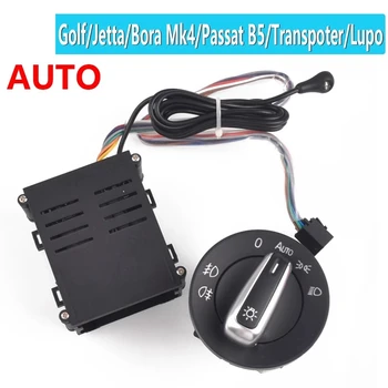 Bil Auto Forlygter Sensor hoved lampe Skift+Kontrol Modul til Transporter Multivan Jetta Mk4 3BD941531A 1C0941531A