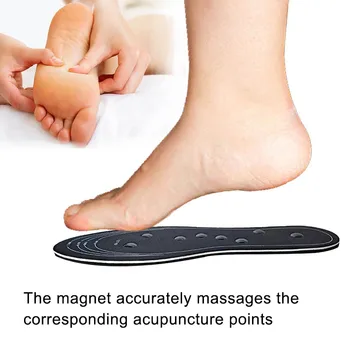 Engros 1 Par Indersål Akupressur Magnetiske Massage Fødder Terapi, Zoneterapi Relief M3