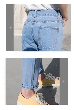 2020 Harem Bukser, Vintage Høj Talje Jeans Kvinde Kærester Kvinders Jeans Fuld Længde Mødre Jeans Denim Cowboy Bukser nye Mode