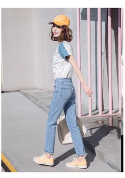 2020 Harem Bukser, Vintage Høj Talje Jeans Kvinde Kærester Kvinders Jeans Fuld Længde Mødre Jeans Denim Cowboy Bukser nye Mode
