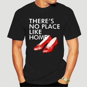 Trykt Mænd T-Shirt i Bomuld kortærmet Wizard Of Oz No Place Like Home Mænds Regular Fit T-Shirt Kvinder T-Shirt t-Shirts
