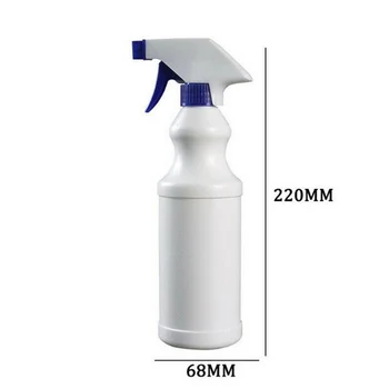 2x Tom Spray Flaske 500ML Vand Kemisk Lille Masse Rejser Pumpe Plast Udløse