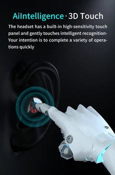 Opladning Max Touch Bluetooth-Hovedtelefoner Trådløse Headset Intelligent støjreduktion Gaming Hovedtelefoner Headset Med Mikrofon
