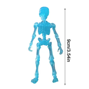 Ny Udsmykning Menneskelige Skelet Model Mini Løsøre Skelet Figur Toy Kraniet hele Kroppen Knogler decoracion salon casa