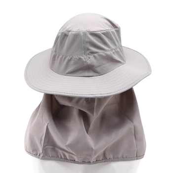 Fiskeri Bucket Hat Anti-Myg Anti-Spyt Solen Hals, Ansigt, Klap Cap Wide Brim Camping Vandring Hat Fiskeren Hat