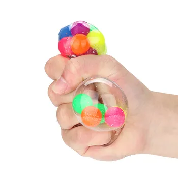 Ikke-giftige Farve Sensorisk Legetøj Office-Stress Bold Presset Bolden Stress Reliever Toy Squeezable Stress Squishy Toy Stress Relief Toy