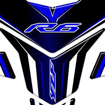 For YAMAHA YZF-R6 YZF R6 TankPad Klistermærker Decal Tank Pad Beskytter Motorcykel Logo Emblem 2016 2017 2018 2019 2020