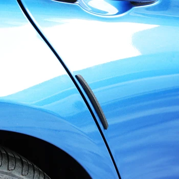 Carbon Fiber Bil Døren Anti-kollision Kofanger Strip For Ford Focus 2 3 Mondeo Ecosport Kuga Fiesta Mk4 Mustang Mk3 Fusion