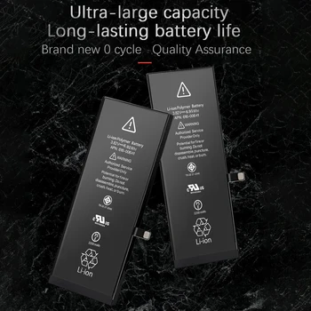 Leadphone Batteri Til iPhone 6S 7 6 8 Plus SE 5S 5 X XR XS ANTAL 5C 7Plus 6SPlus Udskiftning Batería For iPhone6S iPhone7 iPhone8