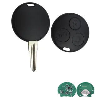 Wilongda Bil tilbehør Til benz, smart fortwo-tast 3-knappen fjernbetjening smart key 434mhz for benz, smart key