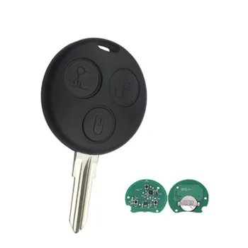 Wilongda Bil tilbehør Til benz, smart fortwo-tast 3-knappen fjernbetjening smart key 434mhz for benz, smart key