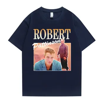 Kortærmede Fashion T-shirt Sjove Robert Pattinson Stående Meme Merch Tshirt Herre Tøj Bomuld Toppe Rob t-shirts Overdimensioneret