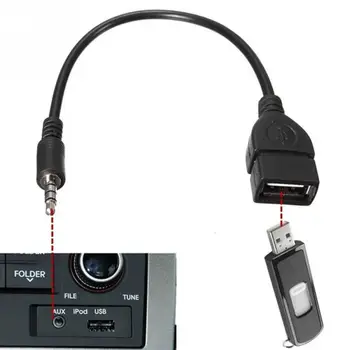3,5 mm Bil AUX Converter Adapter Kabel til BMW F52 E82 F45 F46 F22 F23 F34 F30 F31 E92 E93 F33 F10 E63 F01h i3s i3 Tilbehør