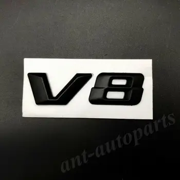2x Metal Sort V8 Bil Side Logo Badge Decal Sticker V12 Biturbo 4matic E S M
