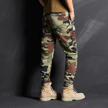 Herre Militær Camouflage Bukser, Slim Hær Uniformer Fødder Casual Bukser Herre Cargo Bukser 3 Farver Homme Streetwear Bukser Mandlige