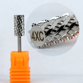 5PCS/Taske Fræser Til Manicure Hårdmetal Negle Bore Bits Maskine Tilbehør Roterende Elektriske neglefile Nail Art Værktøj