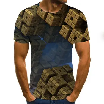 2020 Hip Hop Mænd 'S T-Shirt Sommer New Style 3d Printet Korte Ærmer Mandlige T -Shirt Mode Top Streetwear