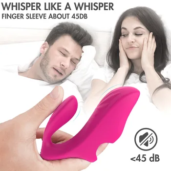 Voksen-Produkter Sex Produkter Simulering Penis G-spot Stimulation Kvindelige Slid Finger Sæt Kvindelige Onani Vibrator QQB31033