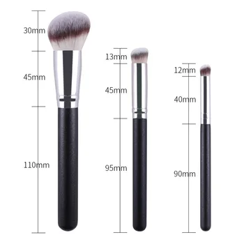 1 Stk Makeup Børster Af Kosmetiske Pulver Øjenskygge, Foundation, Blush Blanding Af Skønhed, Make Up Børste