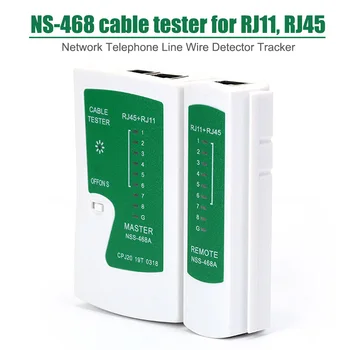 RJ45 netværkskabel Tester RJ11 Cat5 Cat6 LAN Wire Telefon Linje Detektor Tracker Ethernet-Test Værktøj med LED-Indikator