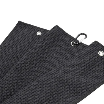 2 Stykker Microfiber Golf Håndklæde Tri-Fold-Golf Sports Håndklæde Sports Håndklæde Golf Tilbehør