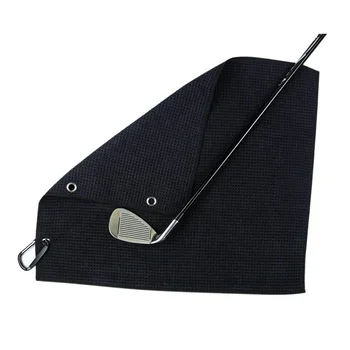 2 Stykker Microfiber Golf Håndklæde Tri-Fold-Golf Sports Håndklæde Sports Håndklæde Golf Tilbehør